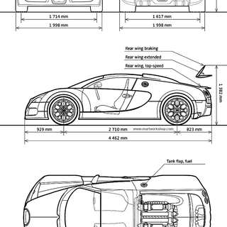 Car blueprint wallpaper