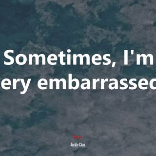 Embarrassed wallpaper