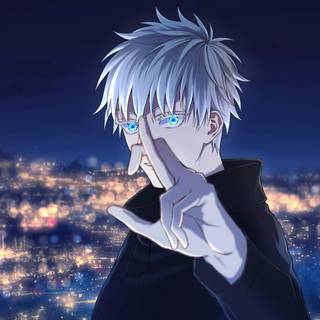 Gojo Satoru desktop 4k wallpaper