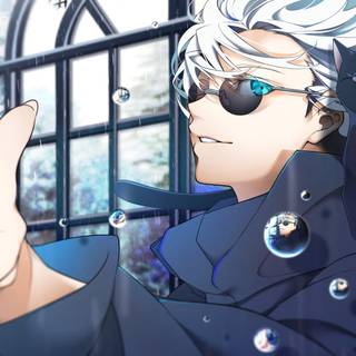 Gojo Satoru desktop 4k wallpaper