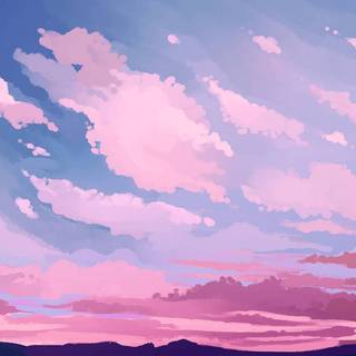 Purple and pink aesthetic wallpaper