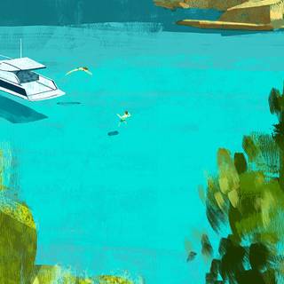 Summer art desktop wallpaper