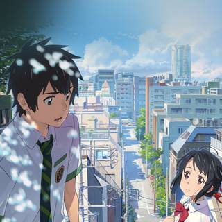 Summer anime art wallpaper