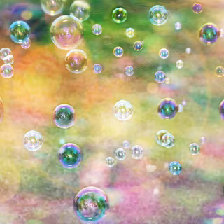 Summer bubbles wallpaper