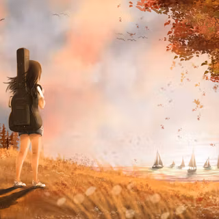 4k autumn art wallpaper