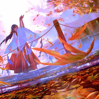 4k autumn art wallpaper