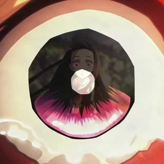 Tanjiro crying wallpaper