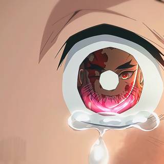 Tanjiro crying wallpaper