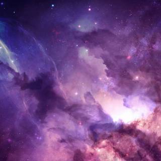 Space dual monitor wallpaper