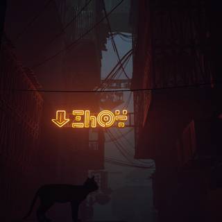 Cat gaming wallpaper