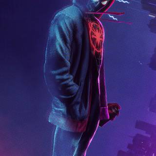 Miles Morales iPhone 13 wallpaper
