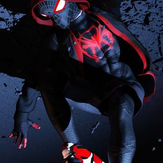 Miles Morales iPhone 13 wallpaper