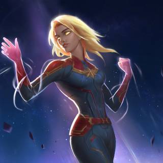 Captain Marvel desktop wallpaper