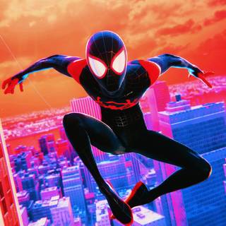 Miles Morales iPhone 13 wallpaper