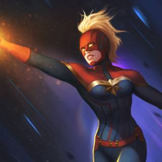 Captain Marvel desktop wallpaper