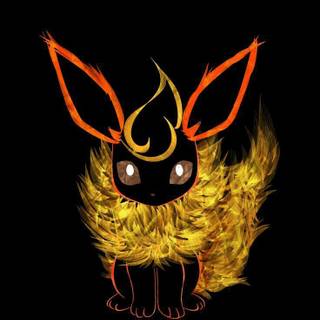 Eevee and Flareon wallpaper