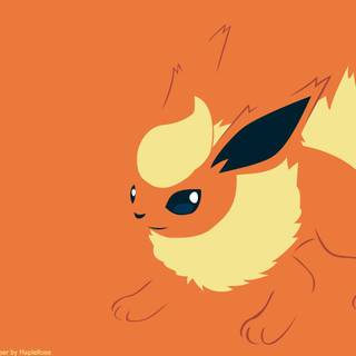 Eevee and Flareon wallpaper