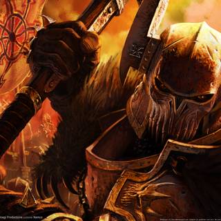 Blood For The Blood God wallpaper