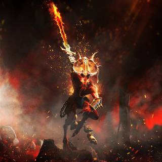 Blood For The Blood God wallpaper