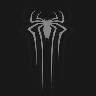 Black and white Spider-Man wallpaper