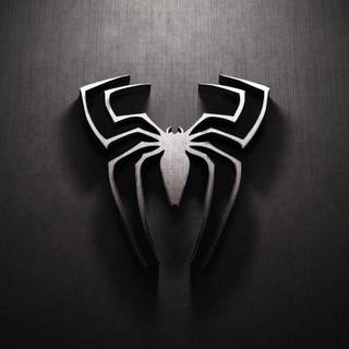 Black and white Spider-Man wallpaper