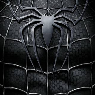 Black and white Spider-Man wallpaper