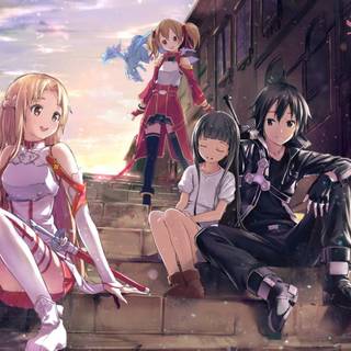 Sword Art Online logo wallpaper
