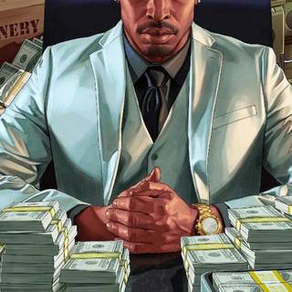 GTA money wallpaper