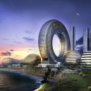 Futuristic world wallpaper