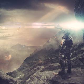 Sci fi world wallpaper