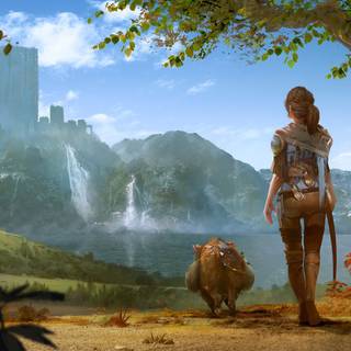 Futuristic world wallpaper