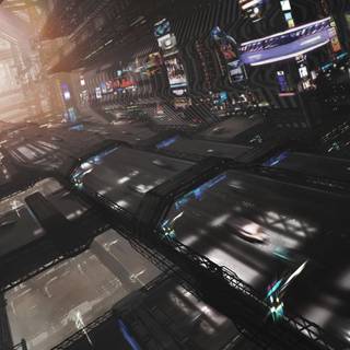 Futuristic world wallpaper