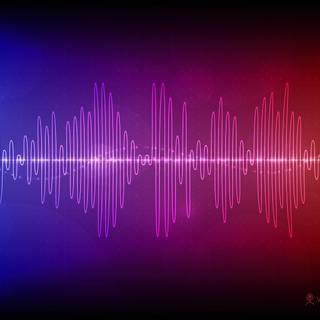 Audio wave wallpaper