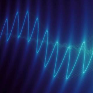 Audio wave wallpaper