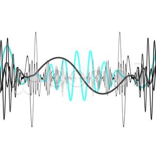 Audio wave wallpaper