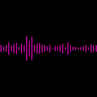 Audio wave wallpaper