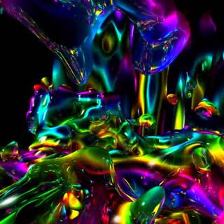 Trippy music wallpaper