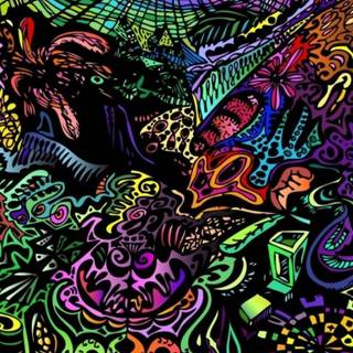 Trippy music wallpaper