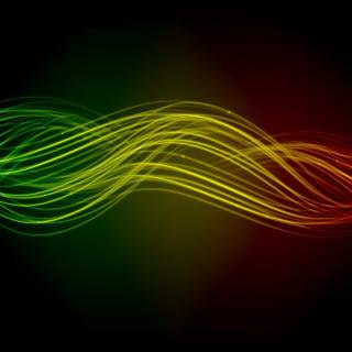 Audio wave wallpaper