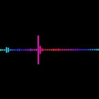 Audio wave wallpaper