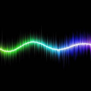 Audio wave wallpaper