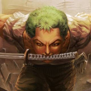 Zoro three sword wallpaper
