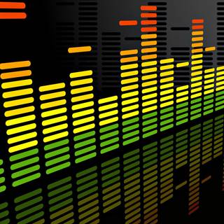 Audio wave wallpaper