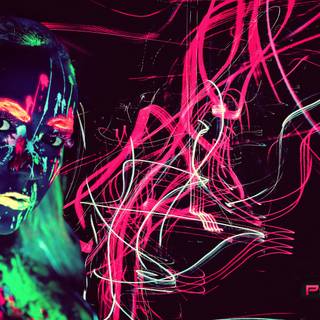 Trippy music wallpaper