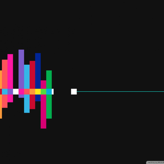 Audio wave wallpaper