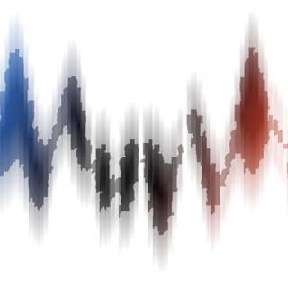 Audio wave wallpaper