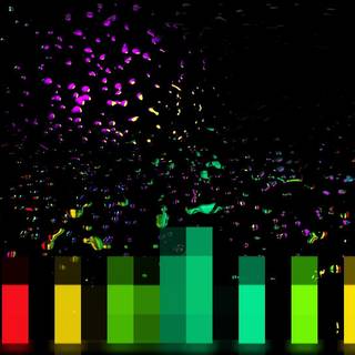 Audio wave wallpaper