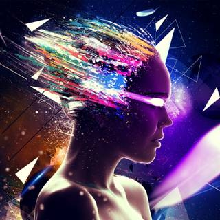 Trippy music wallpaper