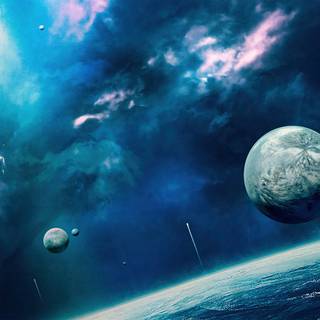 Outer space 4k wallpaper