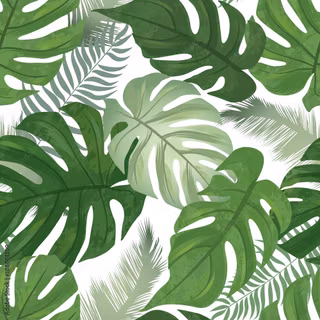 Summer tropical leaves wallpaper